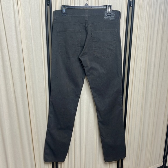 LIKE NEW! MENS DARK GRAY LEVI’S 511 W33xL34 SLIM FIT - Picture 5 of 9